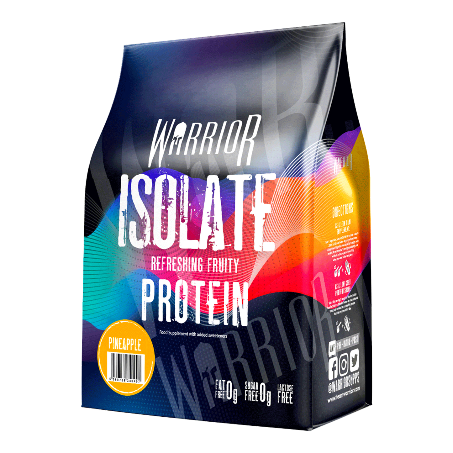 Warrior Isolate 500g Pineapple