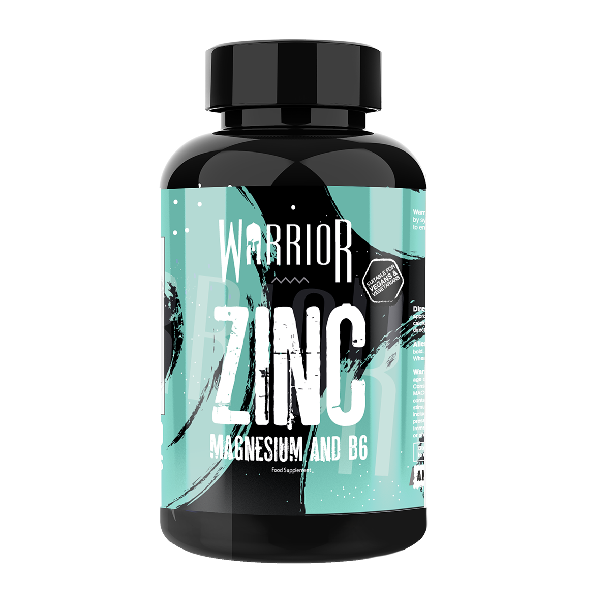 Warrior Zinc Magnesium and B6 60 Tabs 