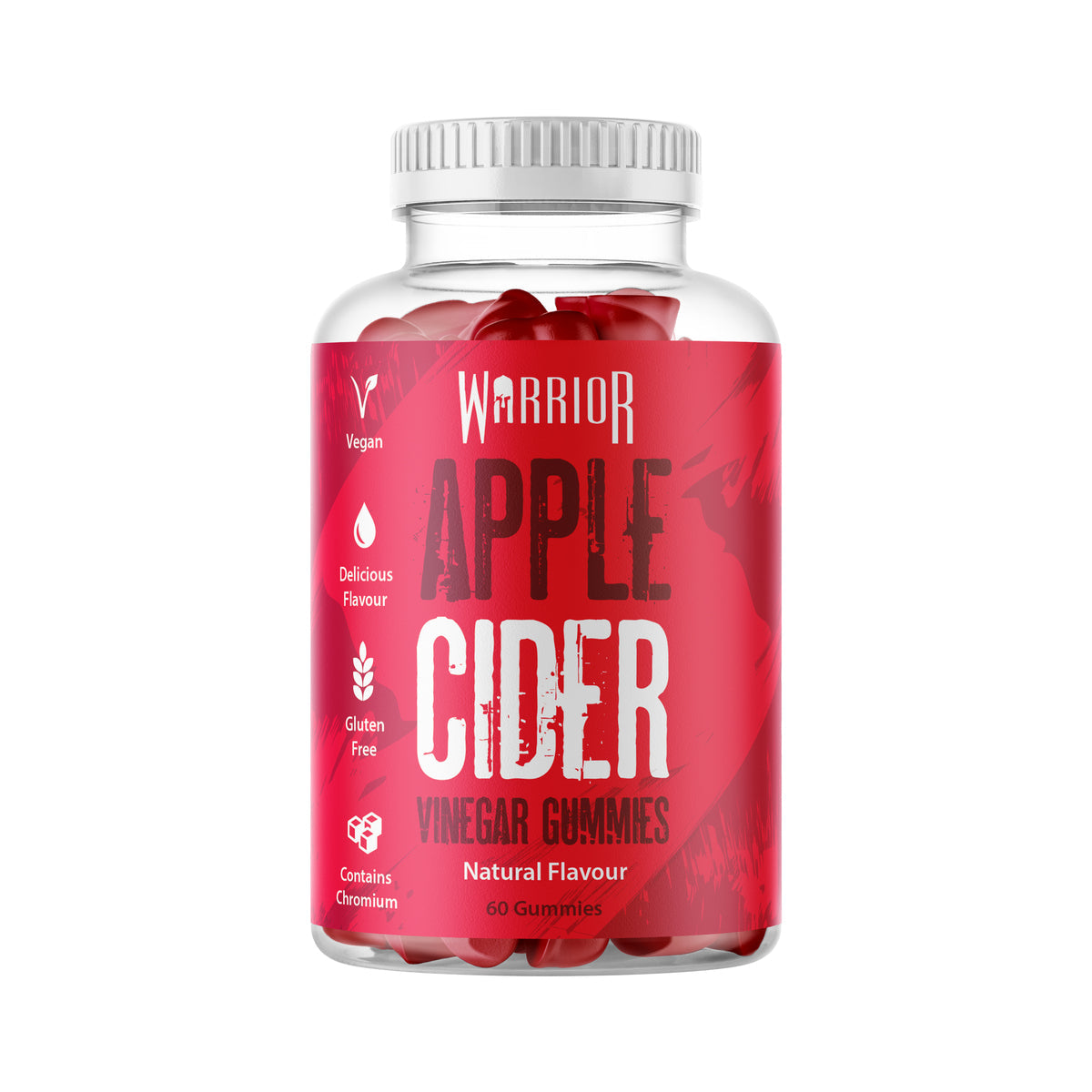 Warrior Apple Cider Vinegar Gummies 60Gummies Apple