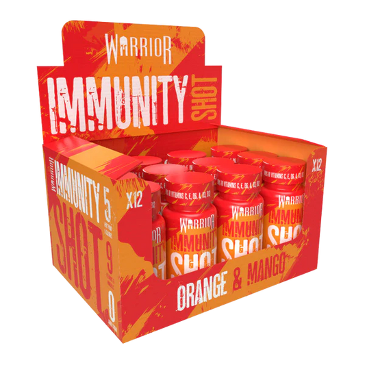 Warrior Immunity Shots 12x60ml Orange & Mango