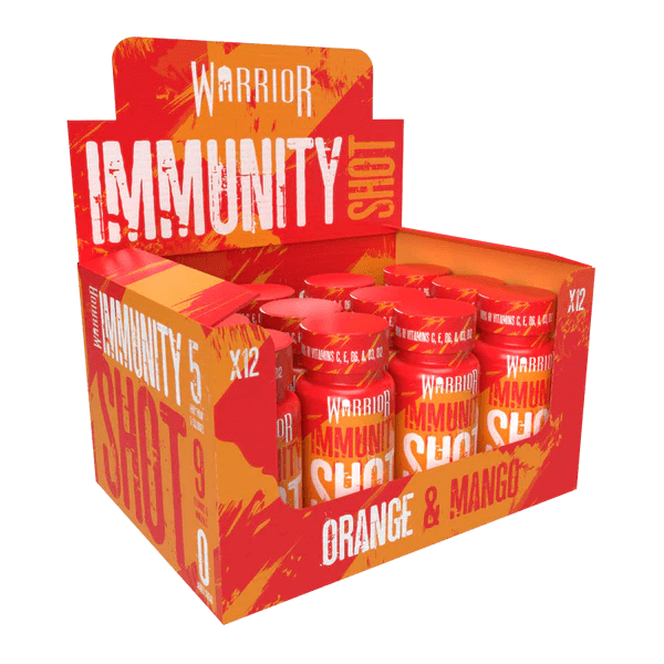 Warrior Immunity Shots 12x60ml Orange & Mango