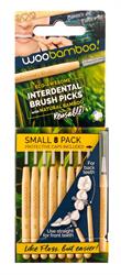 Bamboo Interdental Brush Picks -Small (8 pack), Woobamboo