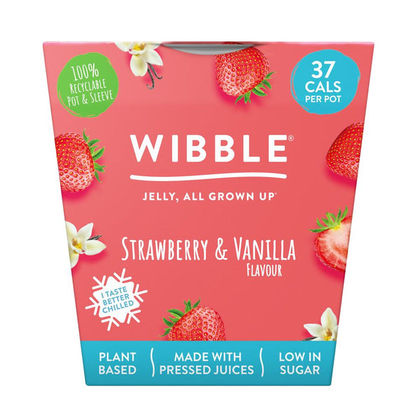 Wibble Strawberry & Vanilla Jelly 150g