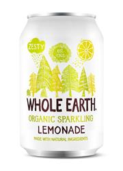 Whole Earth Lightly Sparkling Organic Lemonade 330ml, Whole Earth