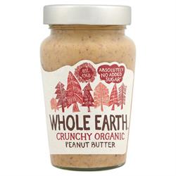 Whole Earth Crunchy Organic Peanut Butter 340g, Whole Earth