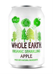 Whole Earth Lightly Sparkling Organic Apple Drink 330ml, Whole Earth