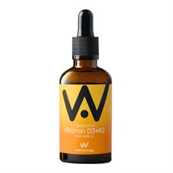 Liposomal Vitamin D3 + K2 - Dropper 2000- 4000IU - Orange & Mango, Well Actually