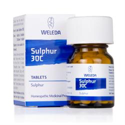 Sulphur 30C - 125 tabs, Weleda