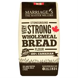 Very Strong Wholemeal 100% Canadian Bread Flour 1.5kg, W H Marriage