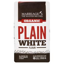 Organic Plain White Flour 1000g, W H Marriage