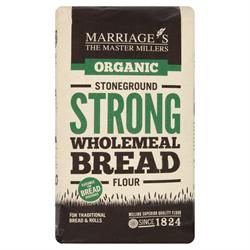 Organic Strong Stoneground Wholemeal Flour 1000g, W H Marriage