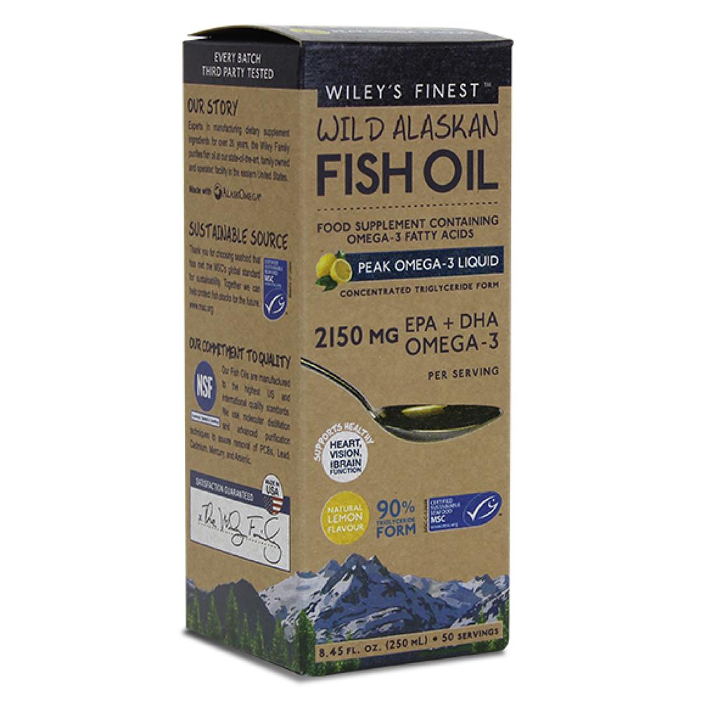 Wileys schönster britischer Höhepunkt Omega-3-Flüssigkeit 250 ml