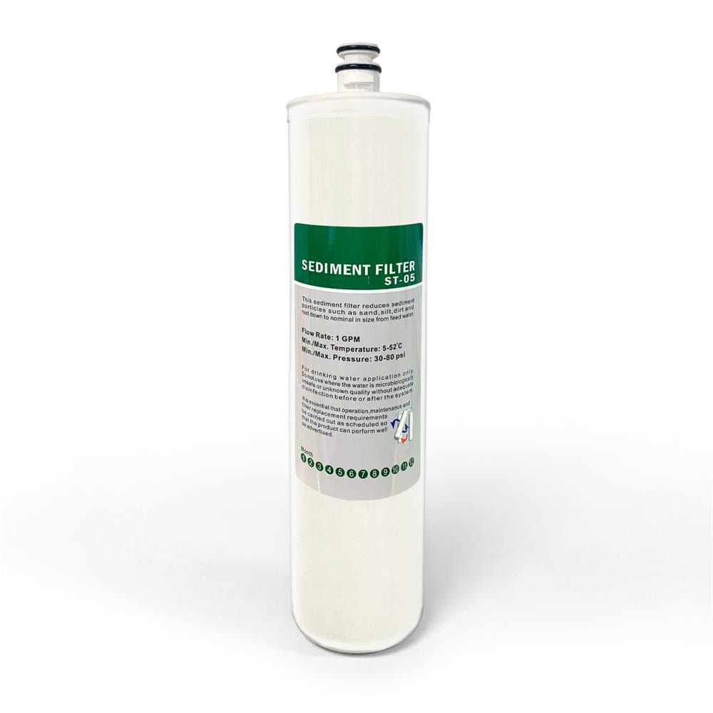 Gut reines Sedimentfilter im 1. Stadium (5 -Stufe Reinigung)