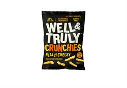 Well & Truly Crunchies Really Cheesy Snack 100g, Well and Truly