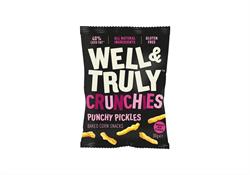 Punchy Pickles Crunchies Snack 30g, Well and Truly