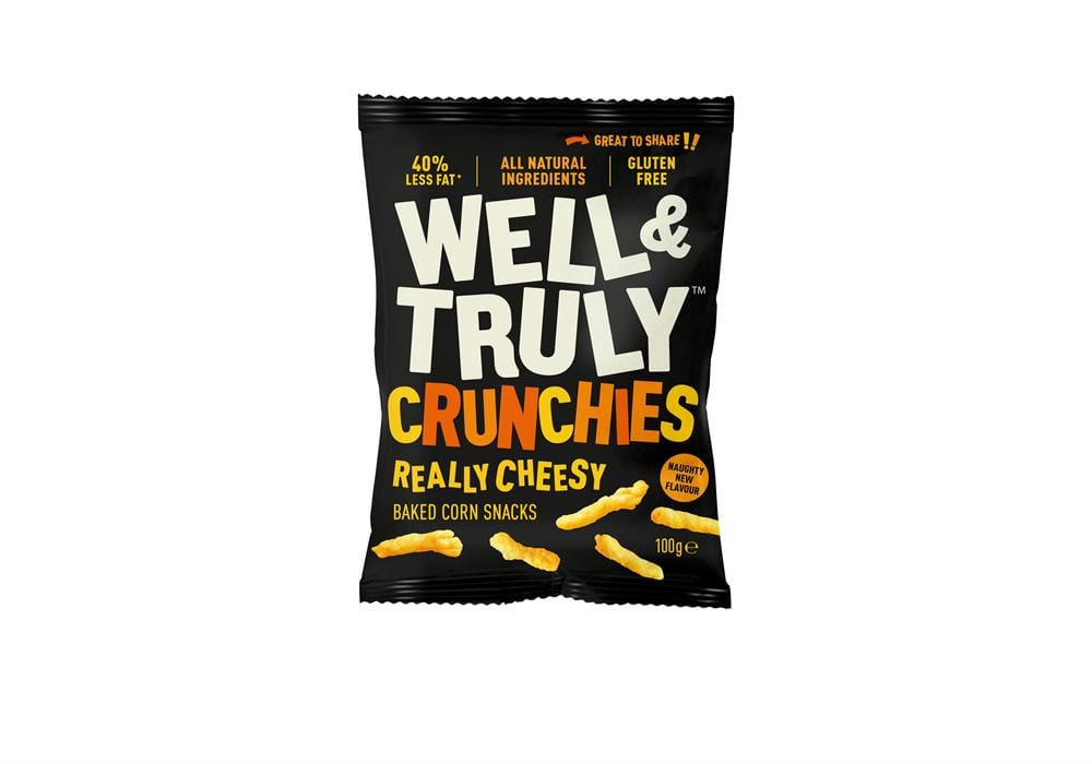 Gut und wirklich gut und wirklich Crunchies wirklich käsigen Snack 100g