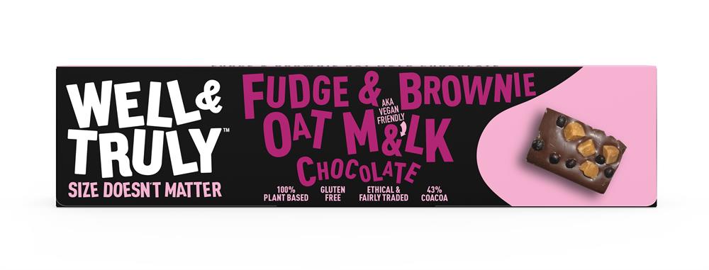 Hyvin ja todella kauran M & lk Chocolate Bar fudge ja gluteeniton brownie 30g