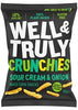 Sourcream & Onion Crunchies Snack 100g, Well and Truly