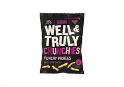 Punchy Pickles Crunchies Snack 100g, Well and Truly