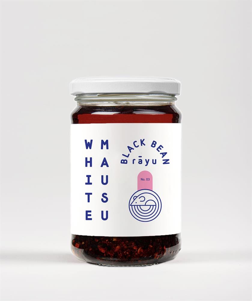 Weiße Mausu Schwarze Bohnen Rayu 240g