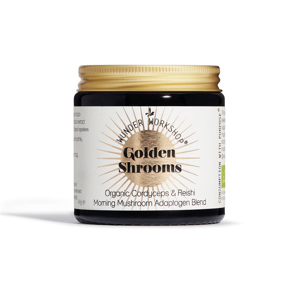 Wunder Workshop Golden Shrooms Adaptogen Blend 40G