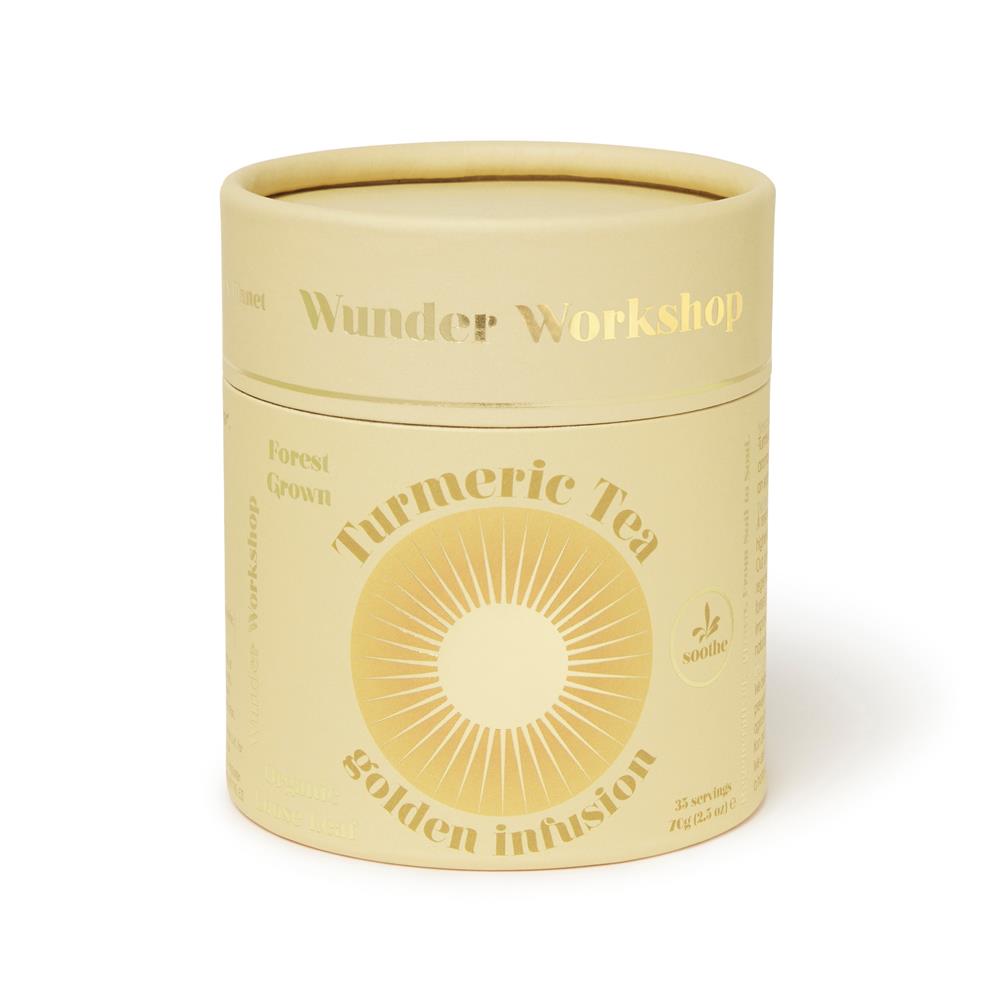 Wunder Workshop Organic Golden Turmeric Tea soothe & rejuvenate (70g)