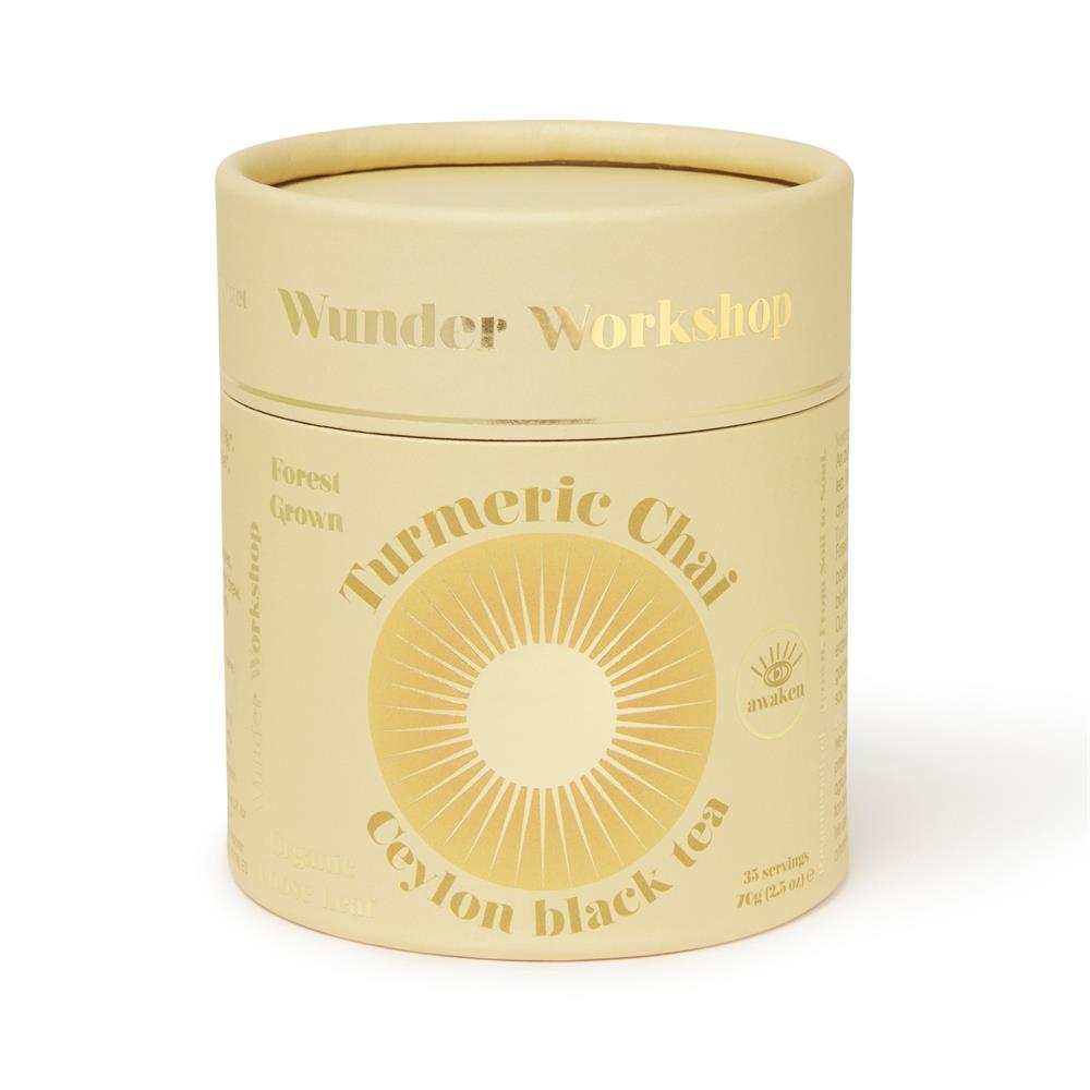 Wunder Workshop Organic Golden gurkemeje Chai Loose Leaf (70G)