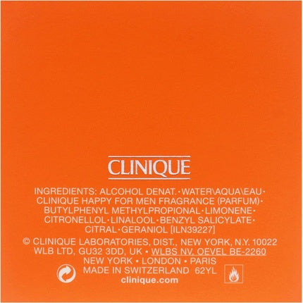 Clinique Happy For Men Cologne Spray 1.7 oz