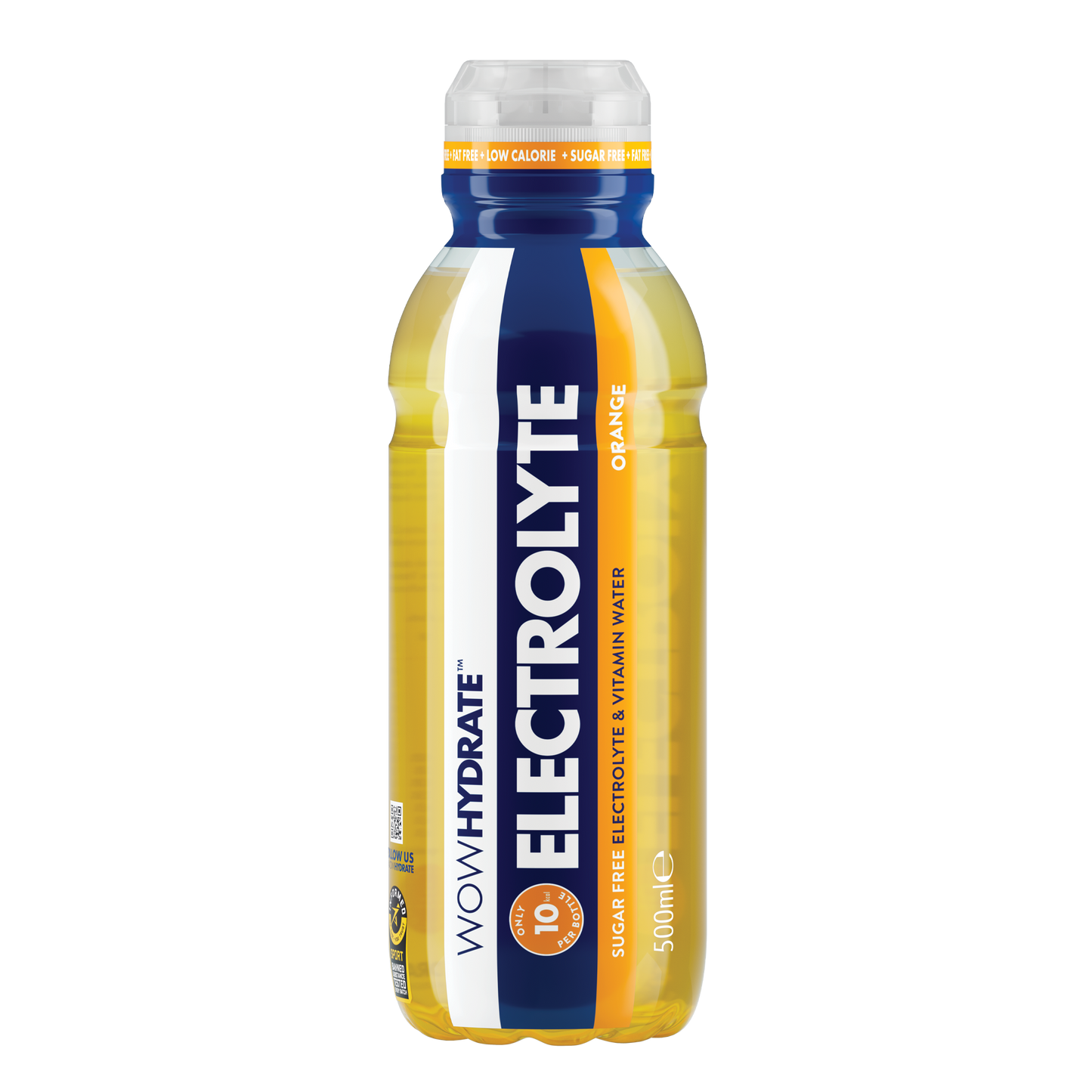 Wow Hydrate Electrolyte Water 12x500ml Orange