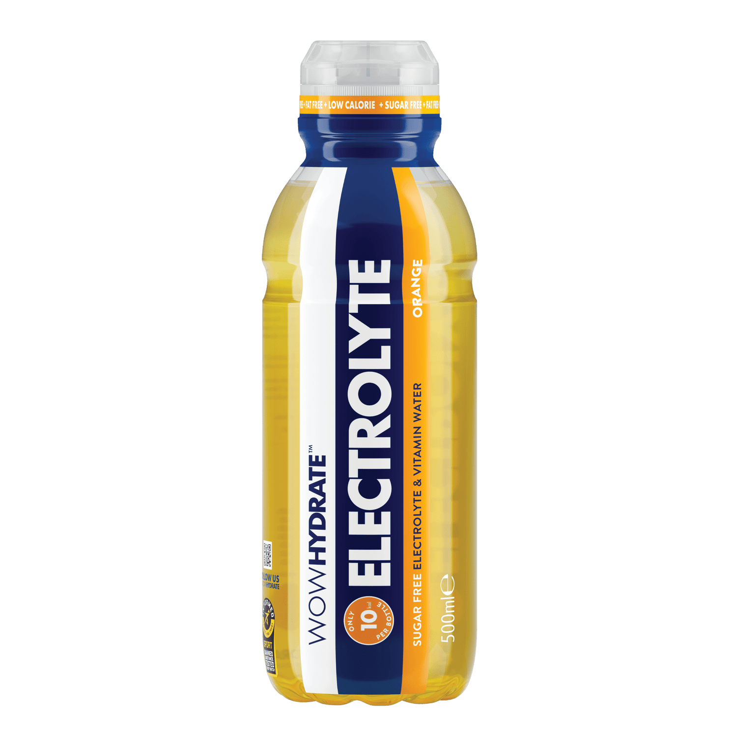 Wow Hydrate Electrolyte Water 12x500ml Orange