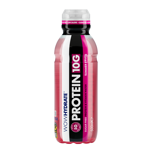 Wow Hydrate Protein Water 12x500ml Summer Fruits