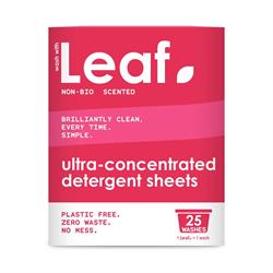 Leaf Non Bio Laundry Detergent Sheets 25 Pack, Wash With Leaf