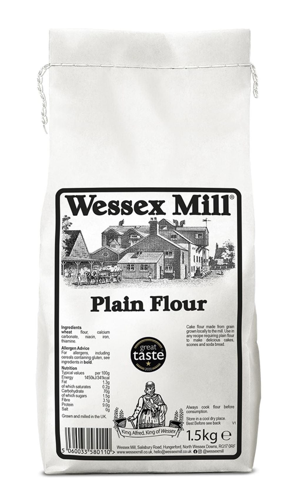 Wessex Mill Plain Mehl 1,5 kg