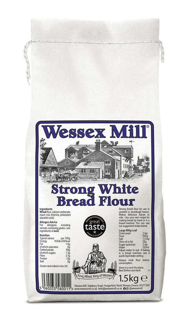 Wessex mølle stærk hvidt brødmel 1,5 kg