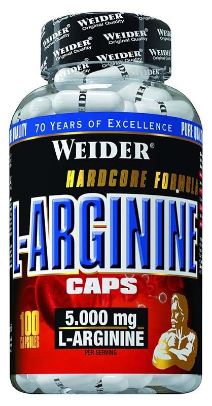 Weider L-Arginine Caps - 100 caps