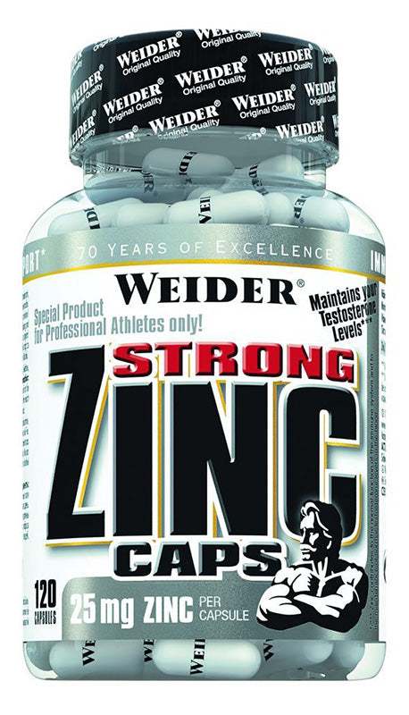 Weider Strong Zinc, 25mg - 120 caps