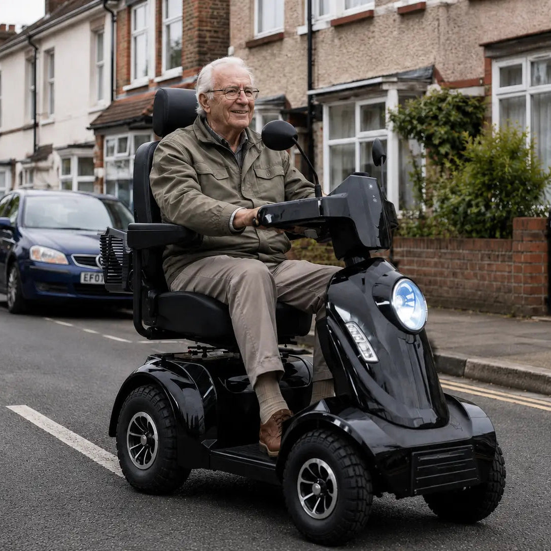 Welzo MyMobility Luxury Road Legal 4-Wheel Mobility Scooter with Suspension