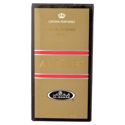 Al Rehab Al Fares Eau de Perfume Spray for Men 1.7 Ounce Wood