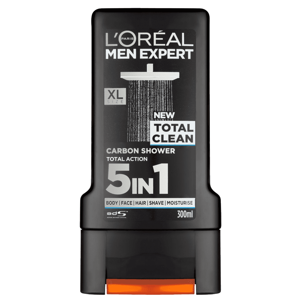 L'Oreal Men Expert Total Clean Shower Gel 300ml - welzo