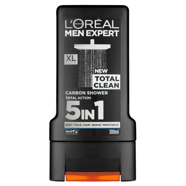 L'Oreal Men Expert Total Clean Shower Gel 300ml - welzo