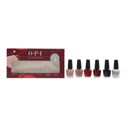 Opi Best Crew Abroad 6 Piece Nail Polish Gift Set For Women