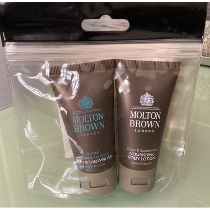 Molton Brown Bath and Shower Gel 30ml and Body Lotion 30ml Gift Set Brand New