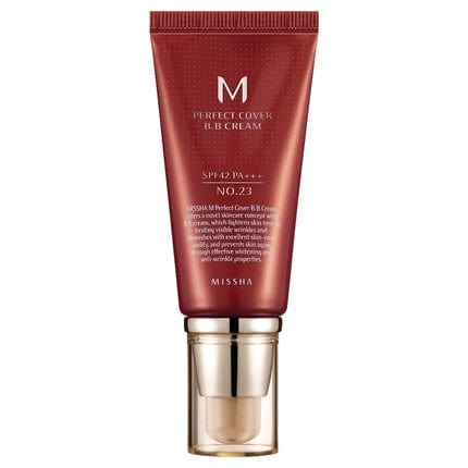 Missha M Perfect Cover No.23 SPF 42/PA+++ BB Cream Natural Beige 1.7oz