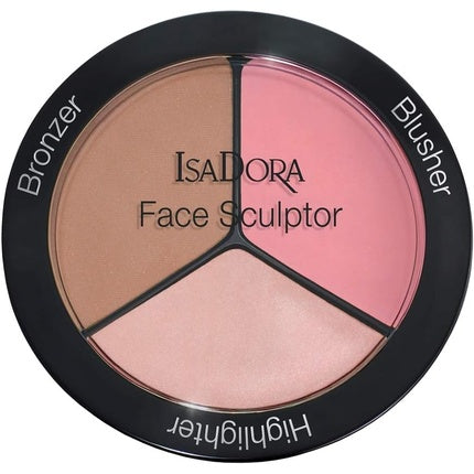 IsaDora Face Sculptor Palette 02 Cool Pink