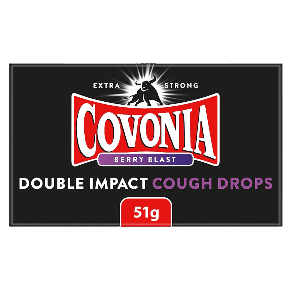 Covonia Double Impact Lozenges Berry Blast 51g - welzo