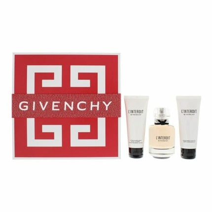 The Ban  3 Piece Gift Set ; Eau De Parfum 80ml, Body Lotion 75ml, Shower Gel 75ml  - Givenchy