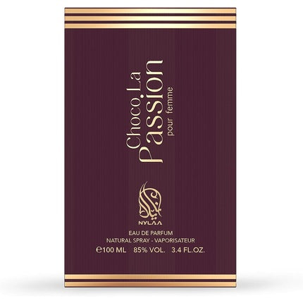 Choco La Passion 100ml EDP Perfume for Women by Nylaa with Notes of Fruits Choco Musk and Vanilla