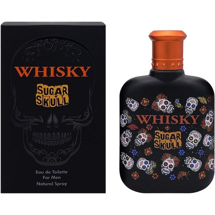 EVAFLORPARIS Whisky Sugar Skull Eau De Toilette 100ml Perfume Spray for Men