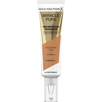 Max Factor Miracle Pure Foundation Deep Bronze 82