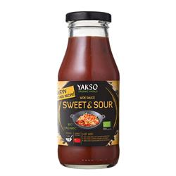 Yakso Organic Wok Sauce Sweet & Sour 240ml, Yakso